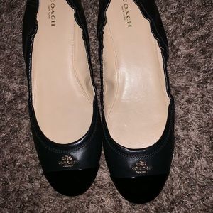 Black Coach Flats